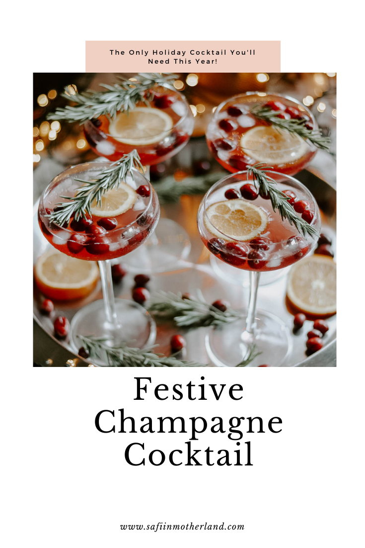 Festive Champagne Cocktail